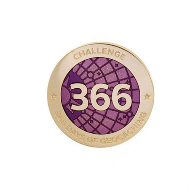 Challenges Pin - 366 Days of Geocaching