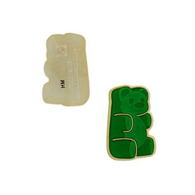Micro Candy Geocoin- Gummy Bear (grøn)