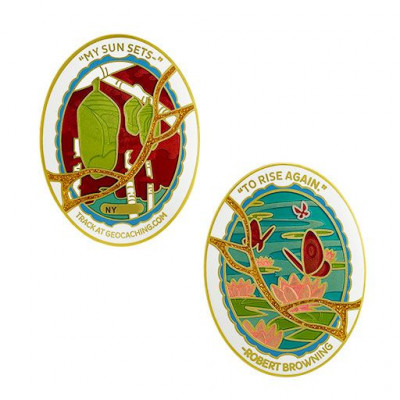2020/2021 Last/First Geocoin and 2 Tags Set