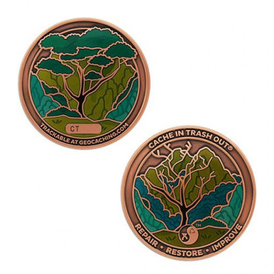 2021 CITO Geocoin & Tag Set - ÅRS CITO