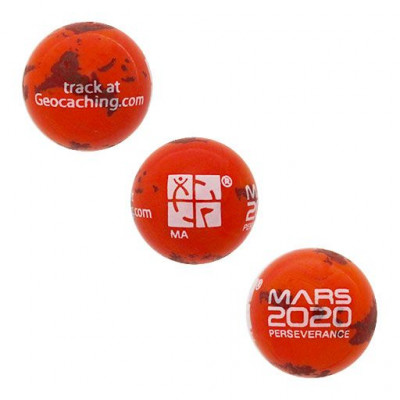 Trackable Mars Rover Perseverance Marble