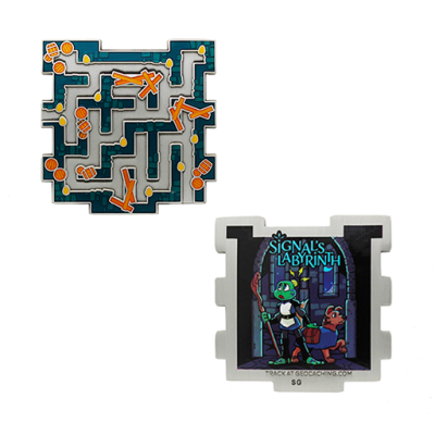 Signal's Labyrinth Geocoin Five- The Castle - 5