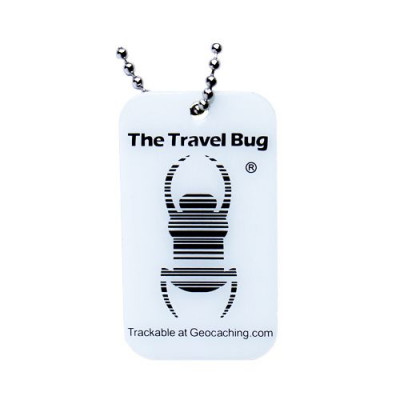Geocaching QR Travel Bug - (Glow in the dark)